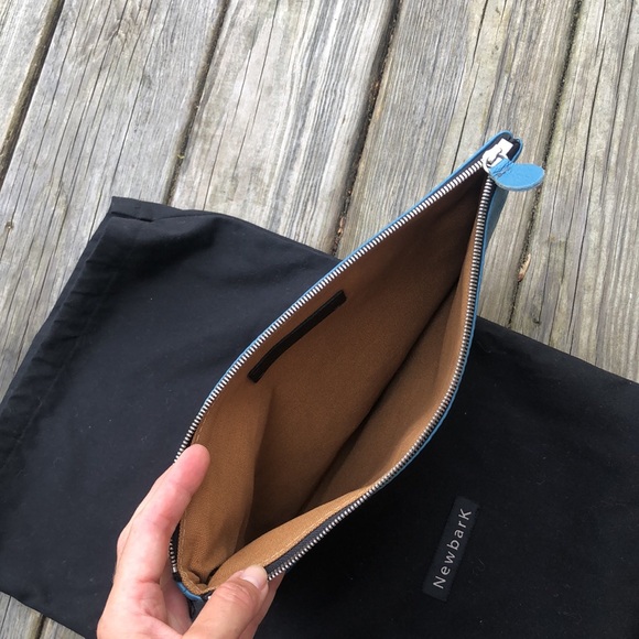 Newbark Blue Clutch Zip Pouch - Limited Edition - Picture 6 of 10